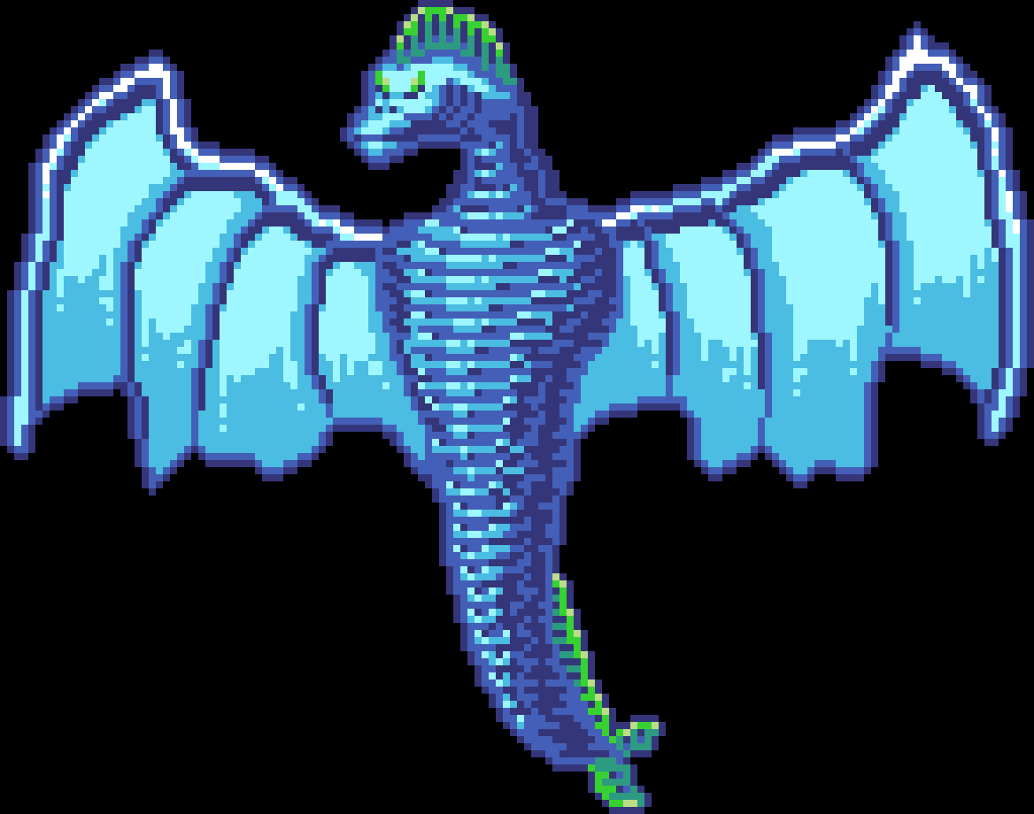 Old Dragon Pixel Art